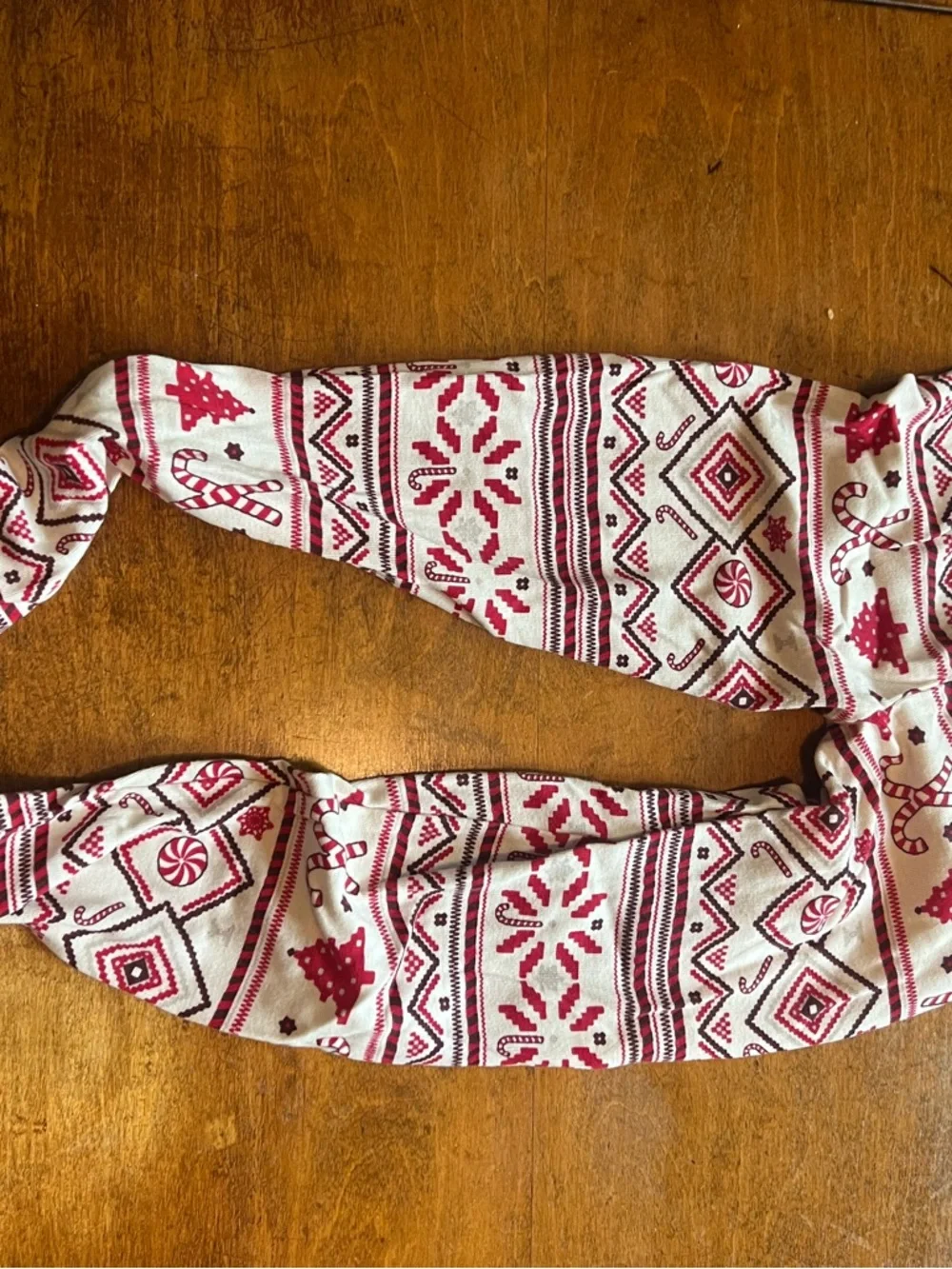 The Children’s Place Christmas Pajama Set Size 6 Red Fair Isle Holiday PJ Set